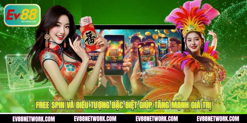 Nổ Hũ Mèo Chiêu Tài Free Spin và biểu tượng đặc biệt giúp tăng mạnh giá trị